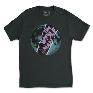 RSVLTS Full Moon Crewneck Tee in Black — front view