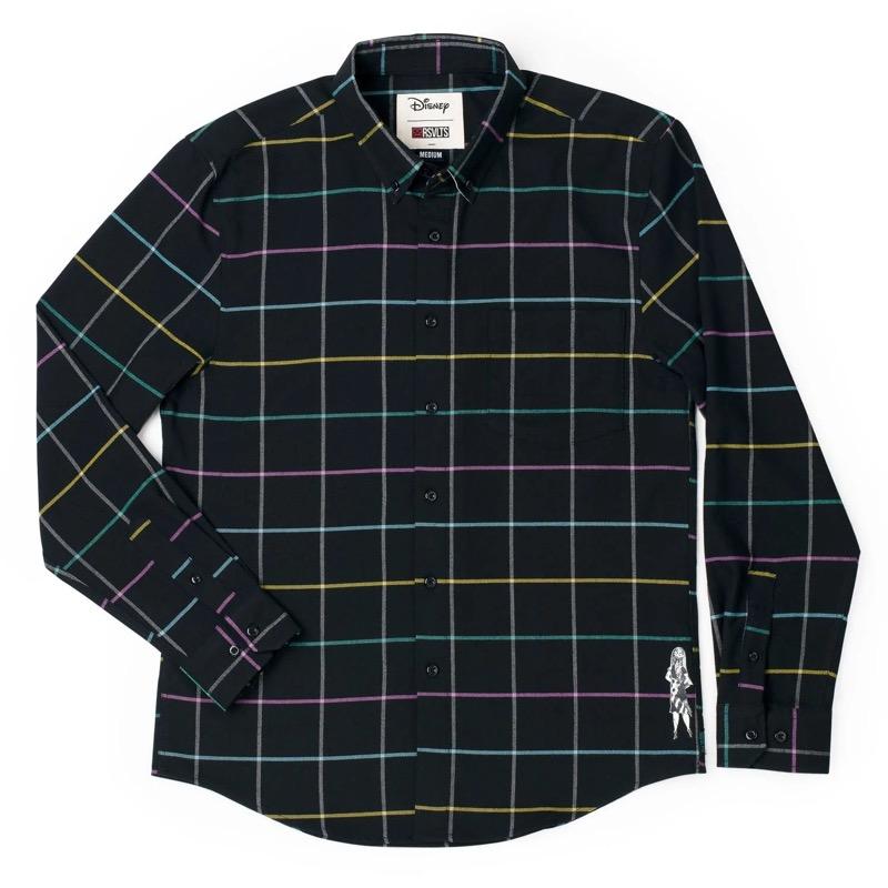 RSVLTS Meant to Be BorlandFlex Long Sleeve Flannel in Black — front view