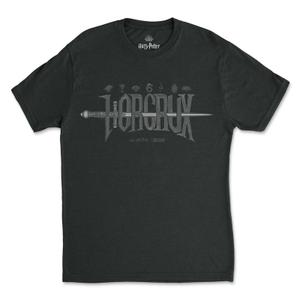 RSVLTS Horcrux Crewneck Tee in Black — front view