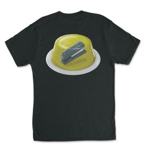 RSVLTS Dunder Jell-O Crewneck Tee in Black — front view