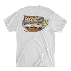RSVLTS Giddy Up Crewneck Tee in White — front view
