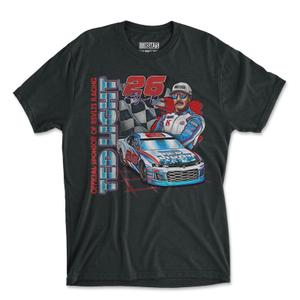 RSVLTS Keith Biscuit Jr. Crewneck Tee in Black — front view