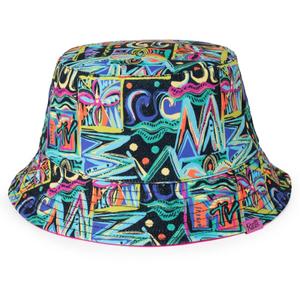 RSVLTS MTV Spring Break”Panama City Beach” reversible Bucket Hat in Multicolor — front view