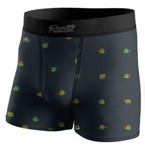 RSVLTS Lil’ Turts Single-Pack Boxer Briefs in Black — front view