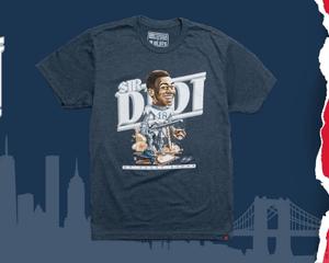 RSVLTS Sir Didi Gregorius Crewneck Tee in Blue — front view