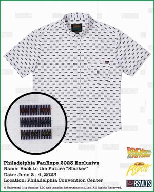 RSVLTS Slacker KUNUFLEX Short Sleeve Shirt in White — front view