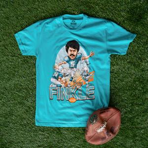 RSVLTS Laces Out Crewneck Tee in Blue — front view