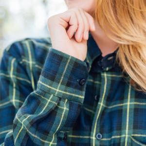 RSVLTS The Connery BorlandFlex Long Sleeve Flannel in Green — front view