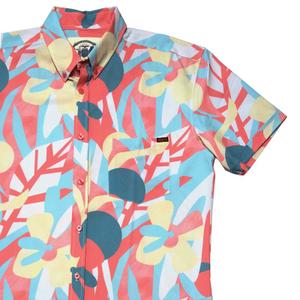 RSVLTS Bayshore Teal KUNUFLEX Short Sleeve Shirt — front view