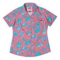 RSVLTS 10,000 Dollar Bounty KUNUFLEX Short Sleeve Shirt in Dark Blue — detail 2