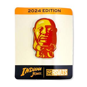 RSVLTS The Idol Enamel Pin in Yellow — front view