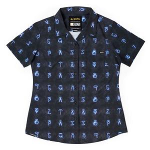 RSVLTS Switch & Flick Copy KUNUFLEX Short Sleeve Shirt — front view