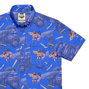 RSVLTS Summer Slam ’89 KUNUFLEX Short Sleeve Shirt — front view