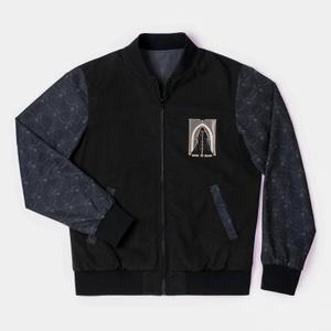 RSVLTS Deathly Hallows Bomber Reversible Bomber Jacket — front view