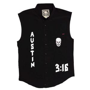 RSVLTS Stone Cold 3:16 Sleeveless KUNUFLEX Short Sleeve Shirt — front view