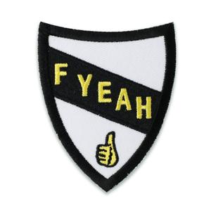 RSVLTS F Yeah Patch — front view