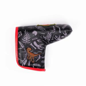 RSVLTS Fossil Records (Blade) Golf Club Cover in Black — front view