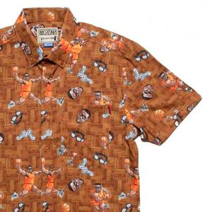 RSVLTS Spice Adams “Cream E. Biggums” KUNUFLEX Short Sleeve Shirt — front view