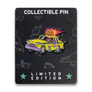 RSVLTS Hey, I'm Creepin' Here (Headless Cabbie) Enamel Pin in Multicolor — front view