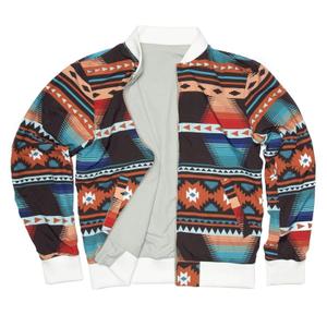 RSVLTS The Lloyd Reversible Bomber Jacket in Multicolor — front view