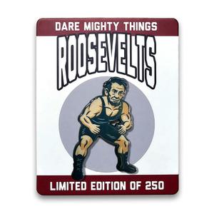 RSVLTS Honest Abe (Wrestler) Enamel Pin in Multicolor — front view