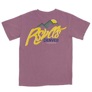 RSVLTS RSVLTS Denver City Tee Crewneck Tee in Red — front view