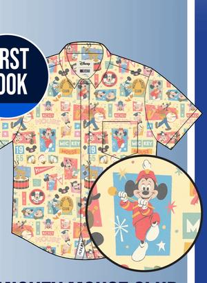 RSVLTS D23 Mickey Mouse Club KUNUFLEX Short Sleeve Shirt — front view