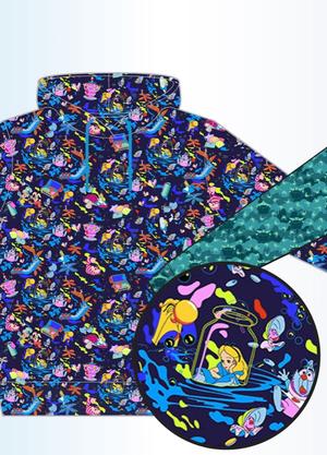 RSVLTS Trippy Tea Performance Hoodie — front view