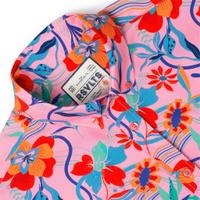RSVLTS Back to the Fuchsia KUNUFLEX Short Sleeve Shirt in Red — detail 6