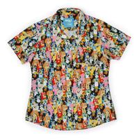 RSVLTS Primary Pals Women's KUNUFLEX Short Sleeve Shirt in Multicolor — detail 5