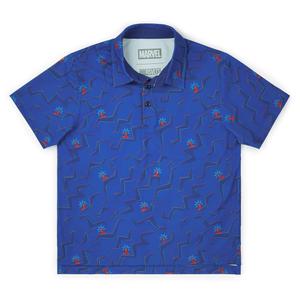 RSVLTS High Alert Youth All-Day Polo in Blue — front view