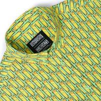 RSVLTS My Best Friend Plank KUNUFLEX Short Sleeve Shirt in Green — detail 10