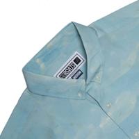 RSVLTS Landscape With Houses KUNUFLEX Short Sleeve Shirt in Blue — detail 6