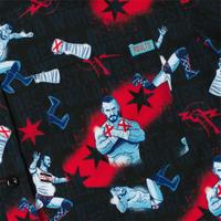 RSVLTS Best in the World KUNUFLEX Short Sleeve Shirt in Black — detail 7