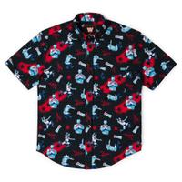RSVLTS Best in the World KUNUFLEX Short Sleeve Shirt in Black — detail 6