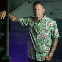 RSVLTS Terror of Winter River KUNUFLEX Short Sleeve Shirt in Green — detail 9