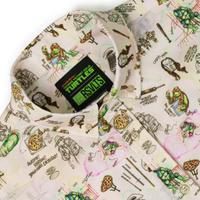 RSVLTS Heroes in a Half Sketch KUNUFLEX Short Sleeve Shirt in Neutral — detail 7
