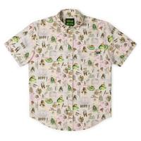 RSVLTS Heroes in a Half Sketch KUNUFLEX Short Sleeve Shirt in Neutral — detail 6